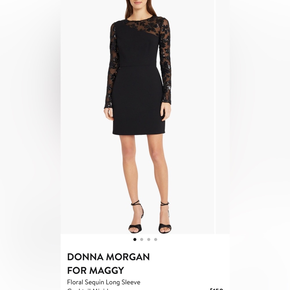 Donna Morgan For Maggy Black Dress